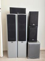 GELUIDSINTALLATIESET 6-DELIG, MAGNAT (Z.G.A.N.), Ophalen, Magnat, Zo goed als nieuw, 120 watt of meer