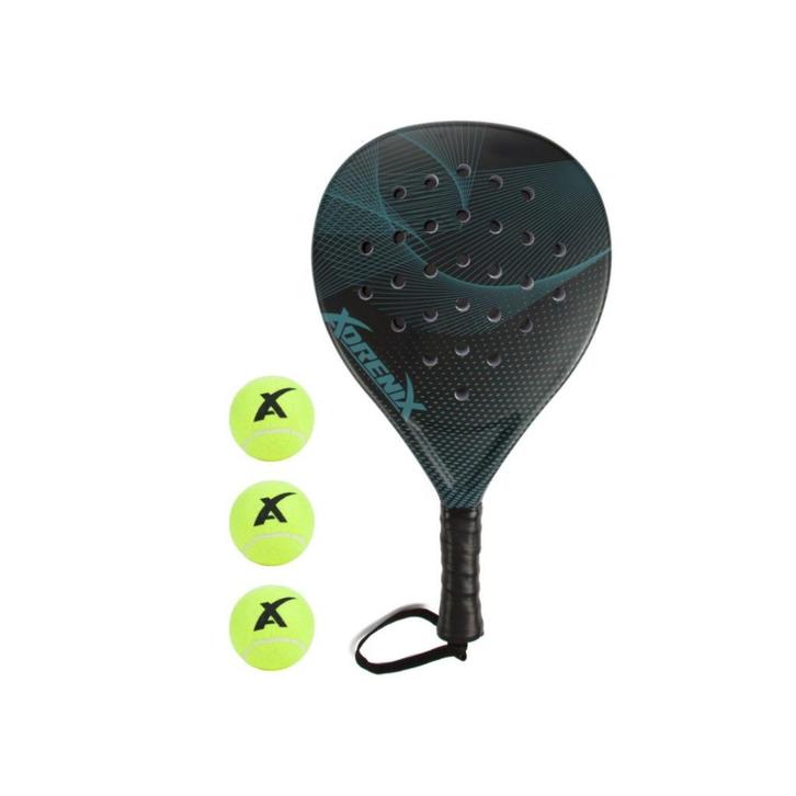 Xsorenix padel racket met 3 ballen NIEUW met kaartje, Sport en Fitness, Padel, Nieuw, Padelracket, Ophalen of Verzenden