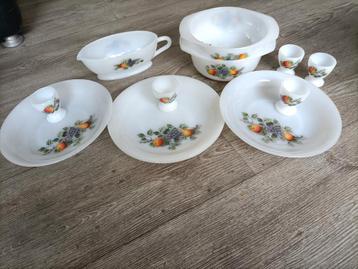 ❇️🌼retro setje arcopal fruit de france🌼❇️ beschikbaar voor biedingen