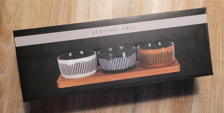 Jens Living serveerset, Huis en Inrichting, Keuken | Servies, Nieuw, Schaal of Schalen, Overige stijlen, Keramiek, Ophalen of Verzenden