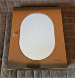 Medicijnkastje Brabantia ovale spiegel - metaal. Vintage., Ophalen of Verzenden, Gebruikt