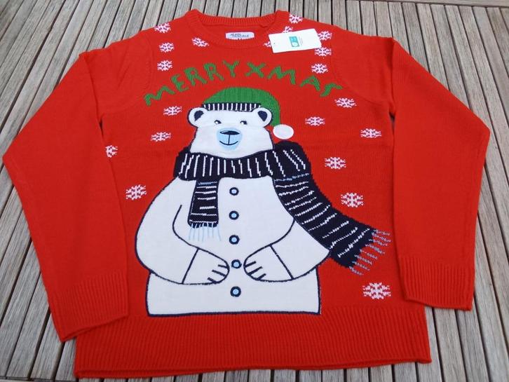 Jean Pascale rode heren kersttrui maat M, Kleding | Heren, Truien en Vesten, Nieuw, Maat 48/50 (M), Rood, Ophalen of Verzenden
