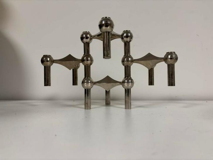 4 Stoff Nagel S22 Kandelaars - Zeer Mooie Staat, Antiek en Kunst, Antiek | Kandelaars, Overige materialen, Ophalen of Verzenden