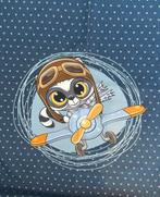 Pinguïns 3 luik French terry paneel, Hobby en Vrije tijd, Stoffen en Lappen, 120 cm of meer, Ophalen of Verzenden, Zo goed als nieuw