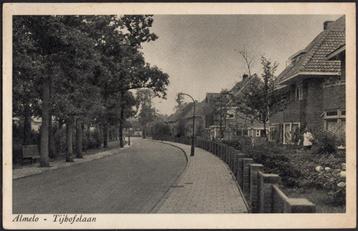 Almelo, Tijhofslaan, leuke kaart met woningen,  1930 beschikbaar voor biedingen