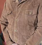 Ermenegildo Zegna suède overshirt 54, Kleding | Heren, Ophalen of Verzenden, Zo goed als nieuw, Bruin, Jas of Mantel