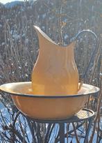 Vintage lampetstel, emaille, Ophalen