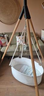 Leander hangwieg met tripod standaard, Kinderen en Baby's, Babywiegjes en Ledikanten, Ophalen, Zo goed als nieuw, Wieg