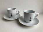 Bialetti espresso kopjes en schoteltjes, Ophalen of Verzenden, Zo goed als nieuw