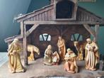 Prachtige kerstgroep en kerststal, Antiek en Kunst, Antiek | Religie, Ophalen
