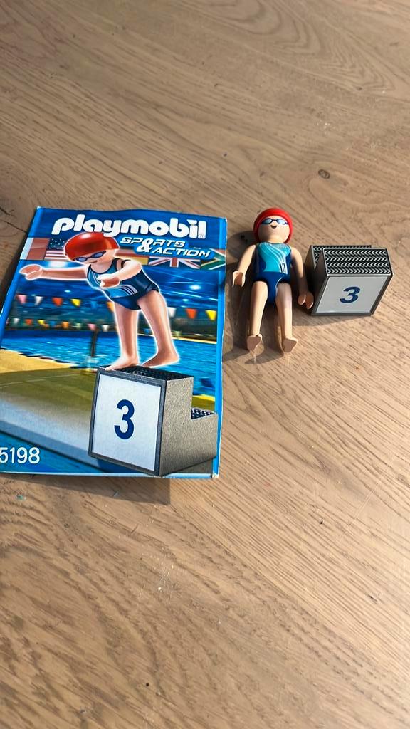 Playmobil 5198 zwemster, Kinderen en Baby's, Speelgoed | Playmobil, Zo goed als nieuw, Ophalen of Verzenden