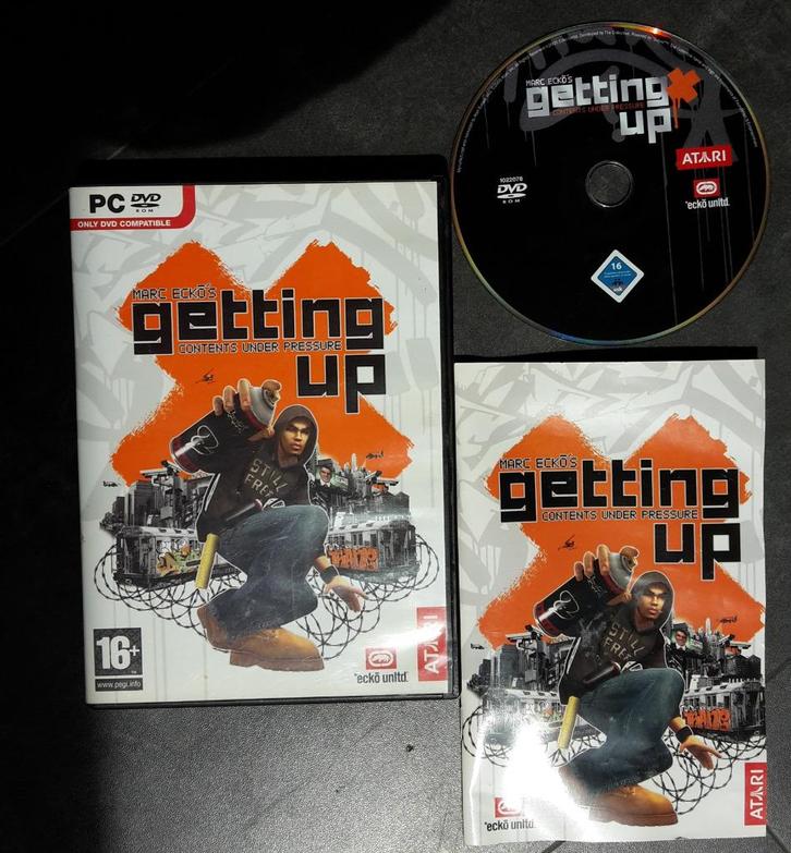 PC Game - Marc Ecko's Getting Up - Actie Spel, Spelcomputers en Games, Games | Pc, Zo goed als nieuw, Avontuur en Actie, 1 speler