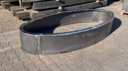 Cortenstaal ovaal in iedere gewenste maat., Tuin en Terras, Bloembakken en Plantenbakken, Zo goed als nieuw, Tuin, Ophalen