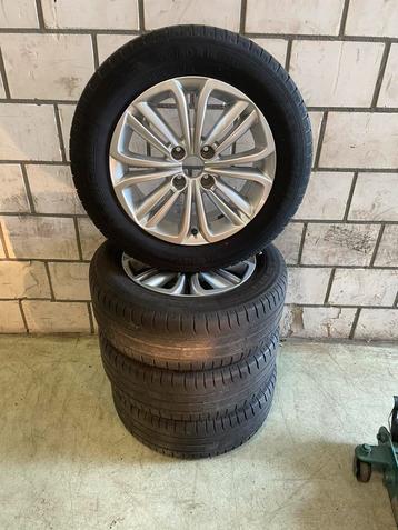 Citroën C4 lichtmetalen velgen + zomerbanden michelin beschikbaar voor biedingen