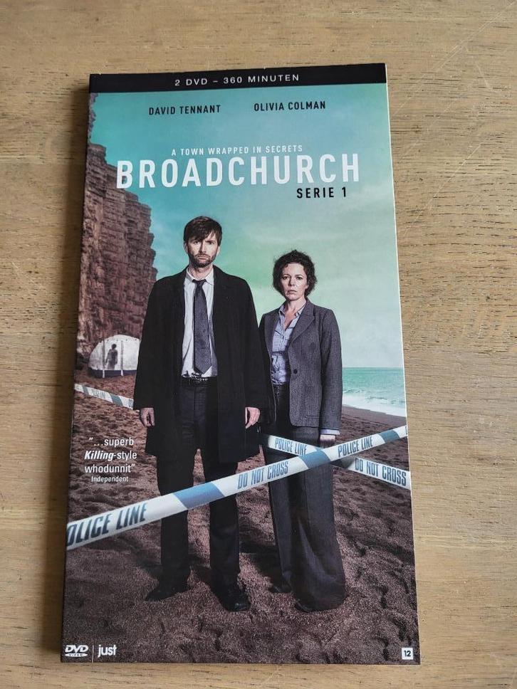 DVD Broadchurch seizoen 1 BBC serie, Cd's en Dvd's, Dvd's | Tv en Series, Zo goed als nieuw, Actie en Avontuur, Ophalen of Verzenden