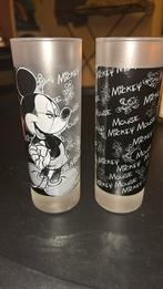 2x Mickey mouse long drink glazen - disney, Verzamelen, Overige typen, Ophalen of Verzenden, Zo goed als nieuw