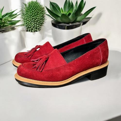 Dr. Martens Schoenen Maat 37 Rood Suède Loafers Favilla II, Kleding | Dames, Schoenen, Gedragen, Instappers, Rood, Verzenden