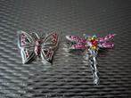 2 BROCHES NIEUW, Sieraden, Tassen en Uiterlijk, Broches, Ophalen, Nieuw, Zilver, Overige materialen