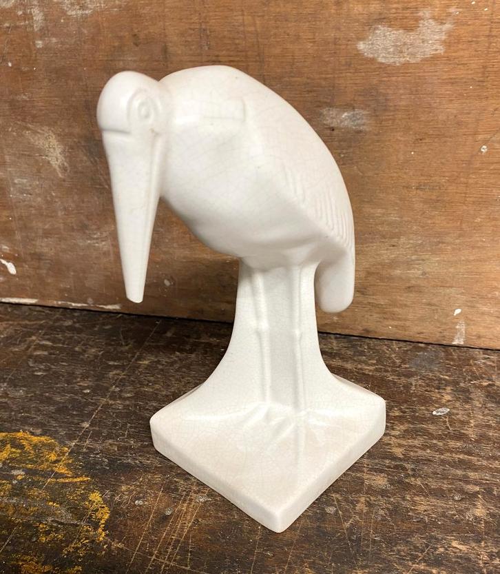 Leuk Beeld Maraboe - Plateelbakkerij Zui Holland Gouda, Antiek en Kunst, Antiek | Keramiek en Aardewerk, Ophalen of Verzenden