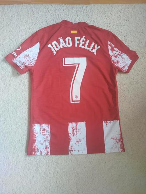 AUTHENTIC Atletico Madrid thuis 21/22 - João Felix #7 - mt M, Kleding | Heren, Sportkleding, Zo goed als nieuw, Voetbal, Maat 48/50 (M)