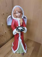 GOEBEL kerst engel met kaarshouder. Groot beeld, Verzamelen, Beelden en Beeldjes, Ophalen of Verzenden, Zo goed als nieuw, Mens