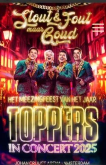 Toppers in concert 2025 beschikbaar voor biedingen