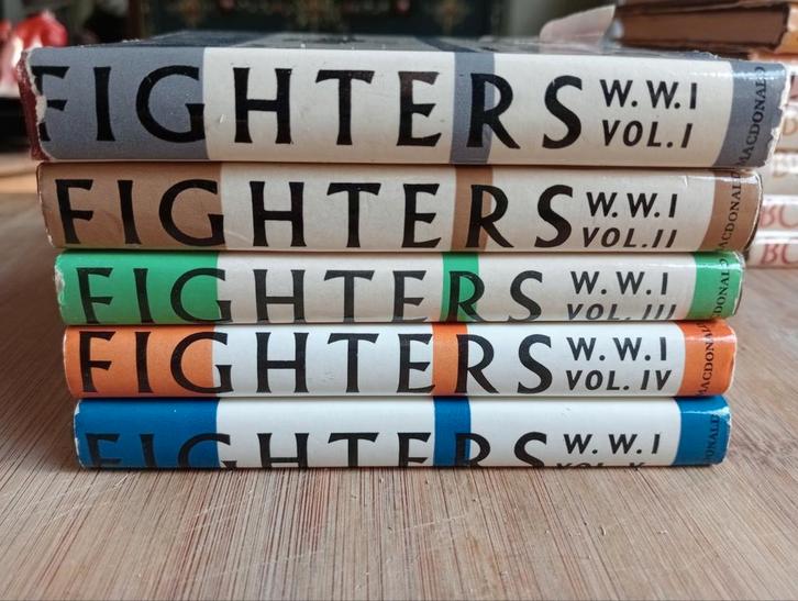 Fighters: War Planes WO I - 5 Boeken, Boeken, Oorlog en Militair, Ophalen of Verzenden