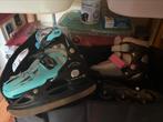 Twee paar kinder skeelers/schaatsen, Sport en Fitness, Skeelers, Ophalen, Zo goed als nieuw, Inline skates 4 wielen, Overige merken