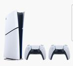 Ps5 slim disc+ 2 controlers + doos, Spelcomputers en Games, Spelcomputers | Sony PlayStation 5, Ophalen of Verzenden, Zo goed als nieuw