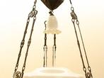antieke hangende olielamp 33933, Ophalen of Verzenden, Gebruikt