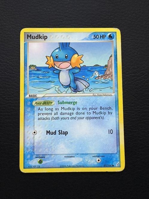 Mudkip #57 Pokemon Crystal Guardians, Hobby en Vrije tijd, Verzamelkaartspellen | Pokémon, Zo goed als nieuw, Losse kaart, Ophalen of Verzenden