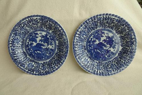 2 leuke Chinese wandborden van Mosa Maastricht., Antiek en Kunst, Antiek | Porselein, Ophalen of Verzenden