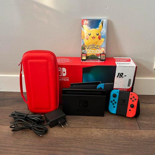 Nintendo Switch in originele doos + 3 spellen + beschermhoes, Spelcomputers en Games, Spelcomputers | Nintendo Switch, Zo goed als nieuw
