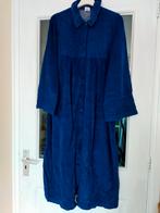 VINTAGE OCHTENDJAS BADJAS RETRO OUD BLAUW DUSTER, Vintage, Ophalen of Verzenden, Zo goed als nieuw, Maat 42/44 (L)