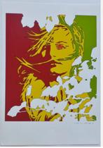 Werner Berges (1941) Offset print " Vrouwenportret " Ges, Antiek en Kunst, Kunst | Litho's en Zeefdrukken, Ophalen of Verzenden