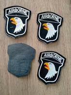 Airborne leger luchtmacht logo vintage patch kleding embleem, Hobby en Vrije tijd, Ophalen of Verzenden, Zo goed als nieuw, Applicatie
