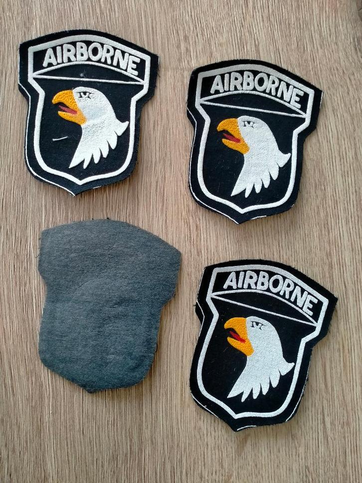Airborne leger luchtmacht logo vintage patch kleding embleem, Hobby en Vrije tijd, Naaien en Fournituren, Zo goed als nieuw, Applicatie