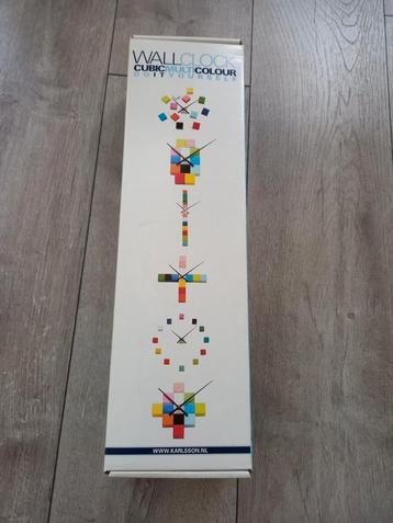 Karlsson Cubic Multicolor DIY Wandklok - Nieuw in doos beschikbaar voor biedingen