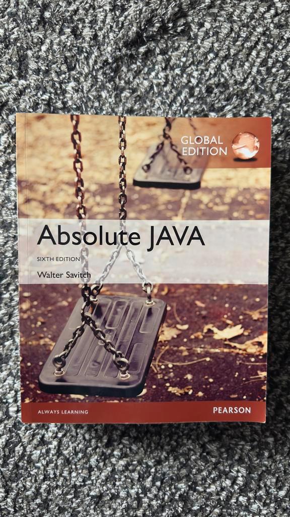 Absolute Java - Walter Savitch, Boeken, Studieboeken en Cursussen, Zo goed als nieuw, HBO, Beta, Ophalen of Verzenden