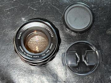 ASAHI Super-Takumar 55mm 1:1.8 lens prime lens M42 vatting beschikbaar voor biedingen