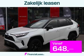 Toyota RAV4 2.5 HYBRID STYLE APPLE/ANDROID LEDER STOEL/STUUR beschikbaar voor biedingen