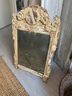 Oude franse bruidsspiegel **het geruite roosje**, Antiek en Kunst, Ophalen of Verzenden, Rond, Minder dan 50 cm