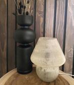 Vintage frosted mushroom tafellamp Murano, Retro vintage, Minder dan 25 cm, Beige, Rond
