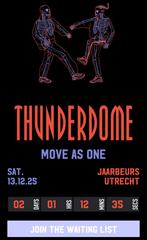 4 kaarten thunderdome!, Tickets en Kaartjes, Drie personen of meer
