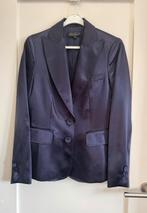 Luisa Spagnoli satijnen blazer donkerpaars – IT 44 (valt 38), Kleding | Dames, Maat 38/40 (M), Verzenden, Paars, Zo goed als nieuw
