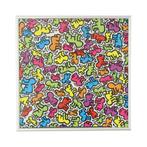 Keith Haring Untitled 1988 LEM Art Group Italy Baby’s Offset, Verzamelen, Met lijst, Ophalen of Verzenden, A1 t/m A3, Overige onderwerpen