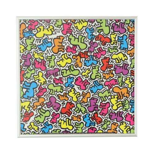 Keith Haring Untitled 1988 LEM Art Group Italy Baby’s Offset, Verzamelen, Posters, Gebruikt, Overige onderwerpen, A1 t/m A3, Rechthoekig Staand