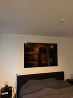 Plexiglas schilderij met bomsai - 150 x 100 cm, Ophalen, Gebruikt, 125 cm of meer, Schilderij