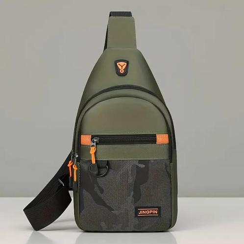 Nieuwe Prachtige 2-layer CROSSBODY SLINGBAG "OXFORD", Sieraden, Tassen en Uiterlijk, Tassen | Schoudertassen, Nieuw, Groen, Verzenden