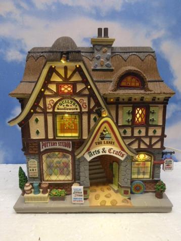 lemax facade the Lanes - Arts & Crafts kerstdorp kersthuisje beschikbaar voor biedingen